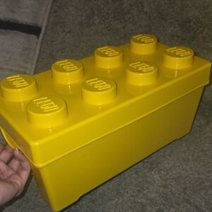 LEGO Yellow Storage Box
